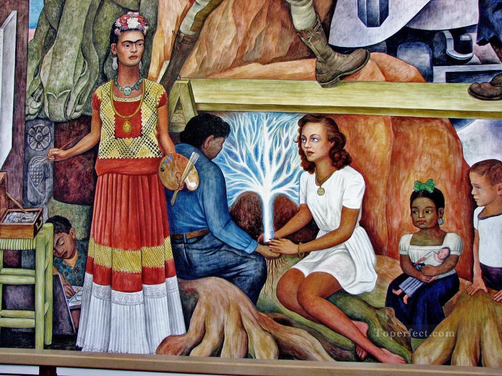 Rivera Pan American Community Mural Diego Rivera Oil Paintings